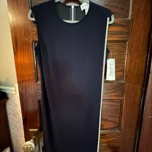 Joseph Ribkoff Blue Sheath Sleeveless Dress